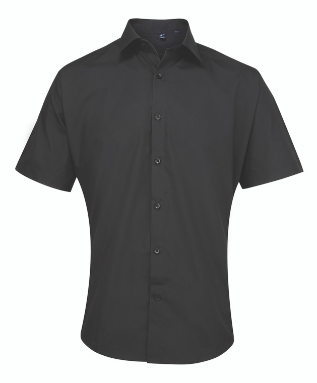 PRY Super100's Button-front Shirt黒2 PRY シュウトSuper100s Button