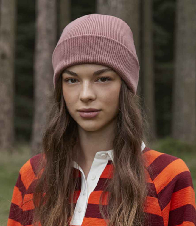 Beechfield Organic Cotton Original Heavyweight Cuffed Beanie - BB830N