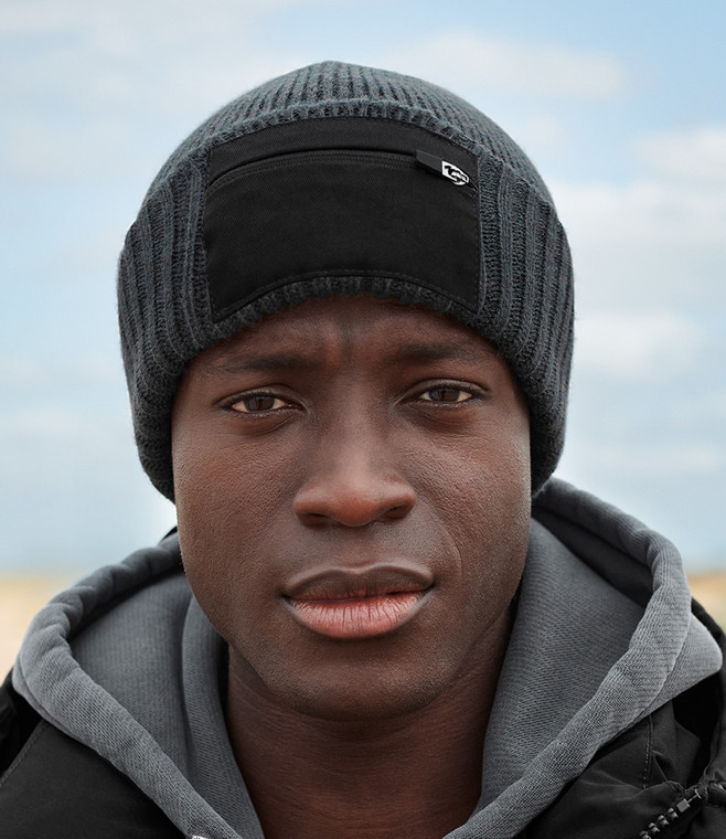 Beechfield Zip Patch Beanie - BB334R