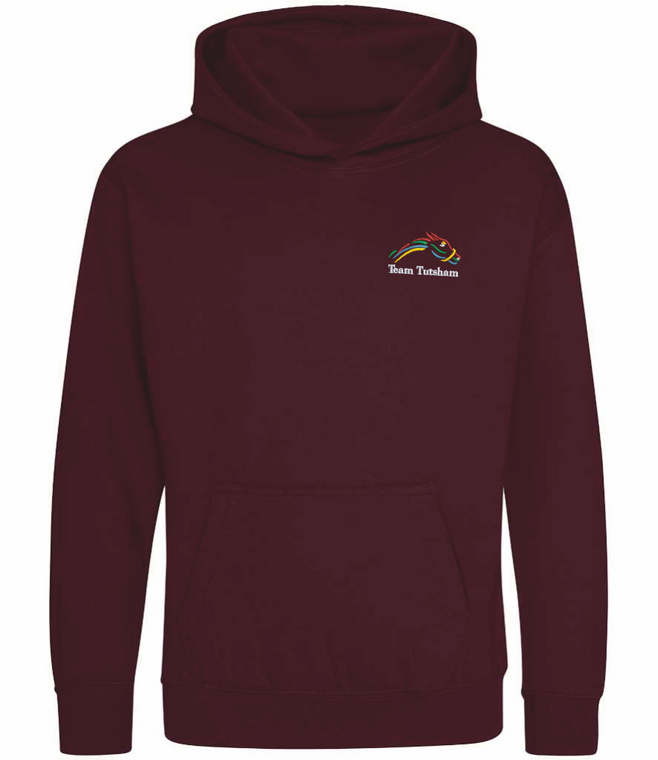 Team Tutsham Hoody JH001B Burgundy - Kids