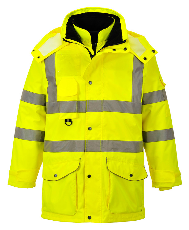 Hi-Vis Breathable 7-in-1 Traffic Jacket - S427