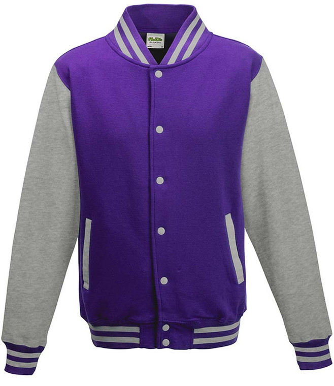 AWDis JH043 Varsity Jacket – Branded | Direct Workwear