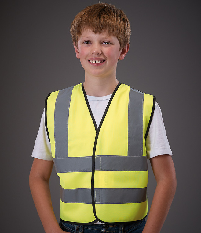 Children's Hi-Vis Safety Waistcoat YK102B