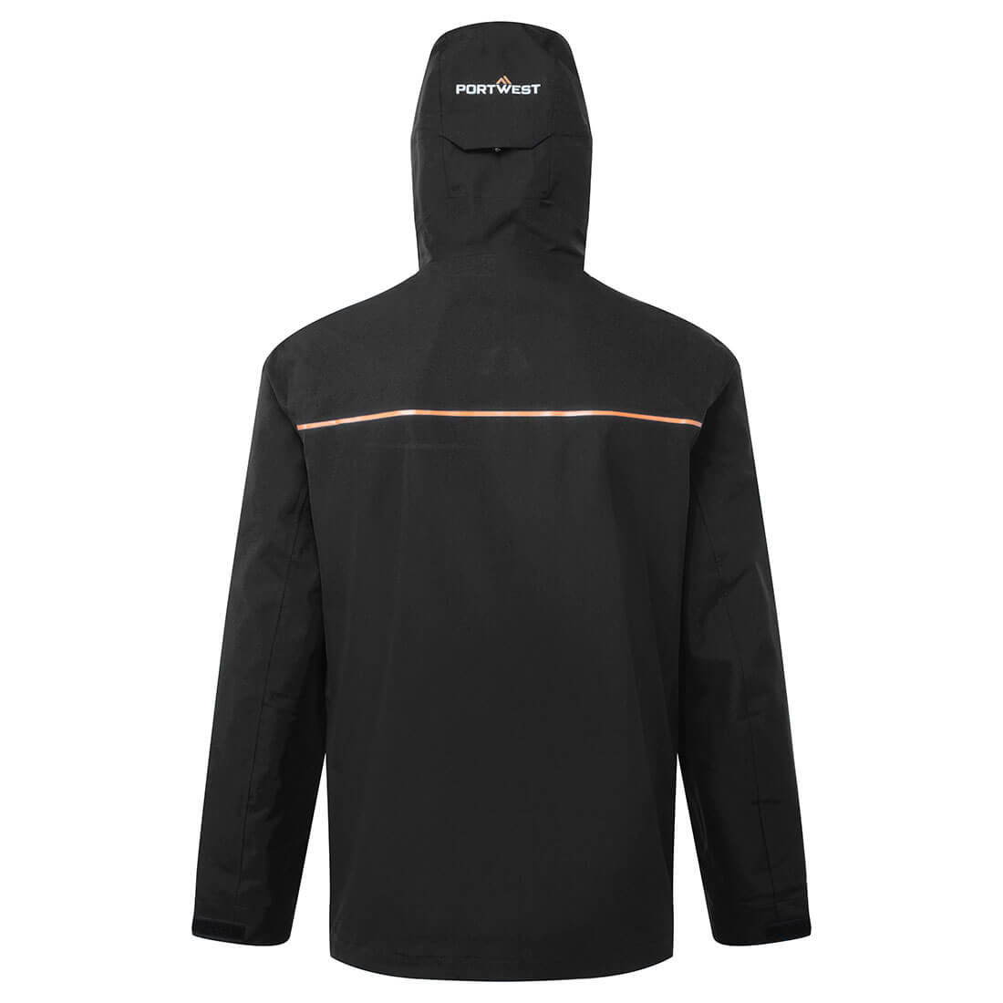 Portwest Shell Rain Jacket Black- S385 - Direct Workwear