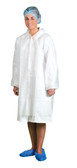 D118 - Disposable Visitors Coat White - D118