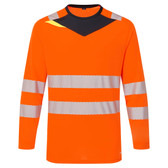 Portwest DX4 Hi-Vis T-Shirt Long Sleeve T-Shirt - DX416