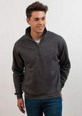 Sophomore Zip Neck Sweatshirt - AWDis JH046