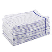 Tea Towel in Check Terry Towelling DW74 (Pack of 10)