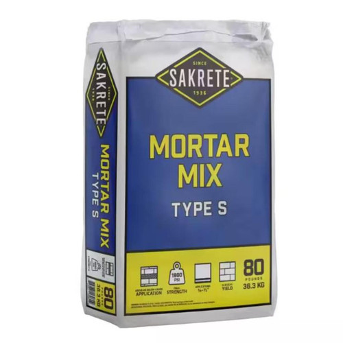 Type S Mortar Mix 80lb Type S Mortar Mix 80lb