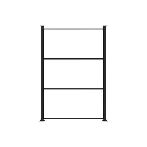 Frame Kit for Decorative Screen Panels Matte Black Frame Kit for Decorative Screen Panels Matte Black