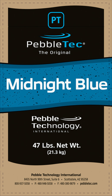 PebbleTec 47lb Midnight Blue PebbleTec 47lb Midnight Blue