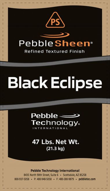 PebbleSheen 47lb Black Eclipse PebbleSheen 47lb Black Eclipse