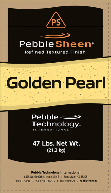 PebbleSheen 47lb Golden Pearl Sheen PebbleSheen 47lb Golden Pearl Sheen