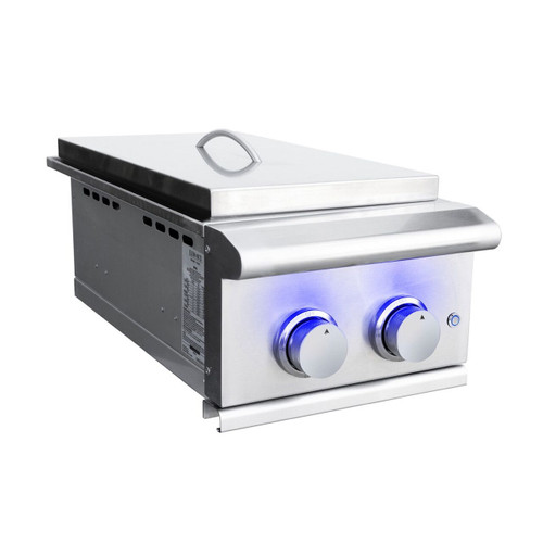 Pro Double Side Burner with LED Illumination