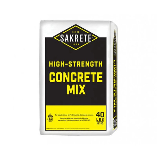 Sakrete Concrete 40 lb Gray Concrete Mix
