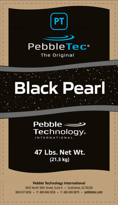 PebbleTec 47lb Black Pearl