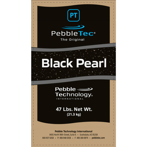 PebbleTec 47lb Black Pearl