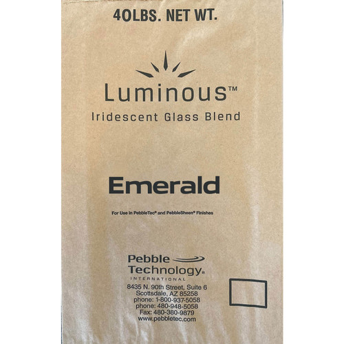 Glass Beads 40lb Emerald Luminous