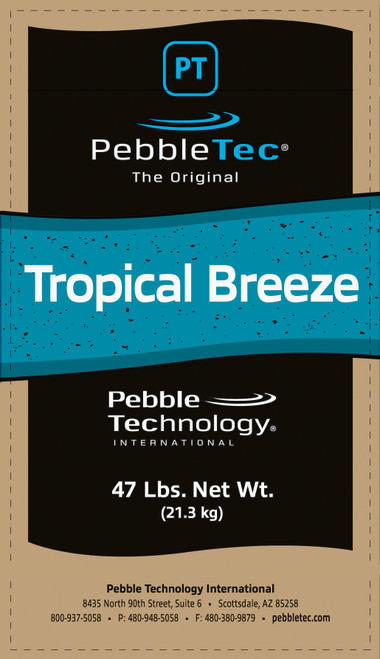 PebbleTec 47lb Tropical Breeze