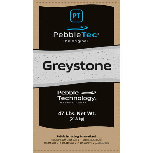 PebbleTec 47lb Greystone