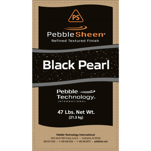 PebbleSheen 47lb Black Pearl