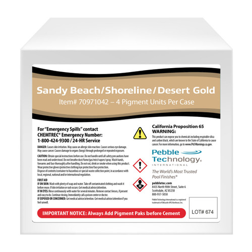 Pigment 6.25lb Sandy Beach/Shoreline/ Desert Gold