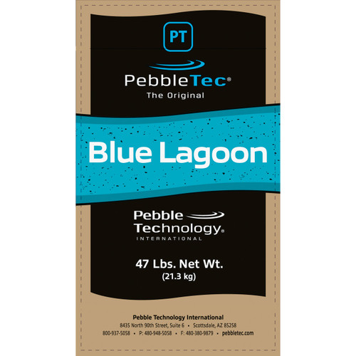 PebbleTec 47lb Blue Lagoon