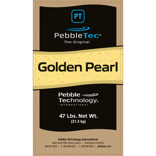 PebbleTec 47lb Golden Pearl