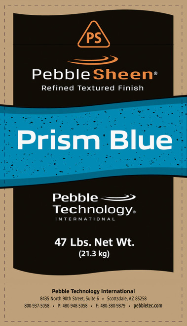 PebbleSheen 47lb Prism Blue