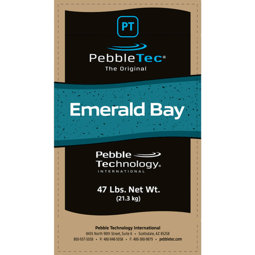 PebbleTec 47lb Emerald Bay