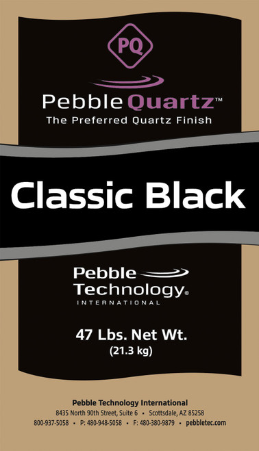 PebbleQuartz 47lb Classic Black
