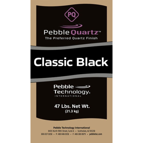 PebbleQuartz 47lb Classic Black