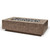 Artisan Rectangular Cast Stone Fire Pit Propane