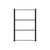 Corner Post Extension Kit for Decorative Screen Panels Matte Black Corner Post Extension Kit for Decorative Screen Panels Matte Black