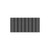 Line Post Extension Kit for Decorative Screen Panels Matte Black Line Post Extension Kit for Decorative Screen Panels Matte Black