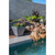 Medium Artisan Cast Stone Patio Planter Honed Medium Artisan Cast Stone Patio Planter Honed
