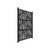 Verticle Frame Kit for Decorative Screen Panels 3' x 6' Matte Black