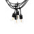 12' Hanging Bistro Lights Black TSS-SL100 12' Hanging Bistro Lights Black TSS-SL100