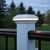 4.5" Composite LED Deck Post Cap Light White TS-C145C-WHT 4.5" Composite LED Deck Post Cap Light White TS-C145C-WHT