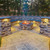 Cast Stone Wall Round Firepit Kit 3pc