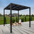 Pergola Side Wall Matte Black