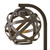 Carson Orb LED Path Light in Bronze