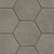 Geometric Shapes Hexagon 12" 60mm Paver