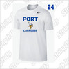 Port Washington Lacrosse Nike Legend Dri-Fit Vikings Tee - WHITE