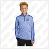 Elwood Lax Youth Sport-Tek ® PosiCharge ® Electric Heather Colorblock 1/4-Zip Pullover