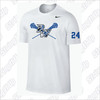 Port Washington Girls Lacrosse Nike Legend Dri-Fit Short Sleeve Tee - WHITE