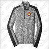 R.A.W. Lacrosse Sport-Tek® PosiCharge® Electric Heather Colorblock 1/4-Zip Pullover