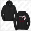 Wildcat Booster - Adult Port & Company ® Core Hooded Sweatshirt - Black