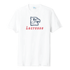 CSH Lacrosse Adult and Youth Port & Company Blend Tee White