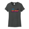 R.A.W. Lacrosse District ® Women’s Perfect Weight ® Tee Charcoal Grey R.A.W. Lacrosse District ® Women’s Perfect Weight ® Tee Charcoal Grey